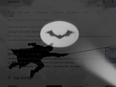 بيضة عيد الفصح باتمان (بروس واين، مدينة جوثام، إشارة الوطواط) من جوجل